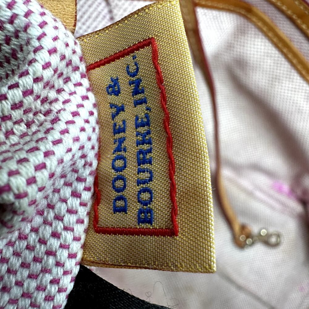 Dooney & Bourke Grommet Shopper Tote Bag Leather Classic Black OS #9L880 - Picture 6 of 8
